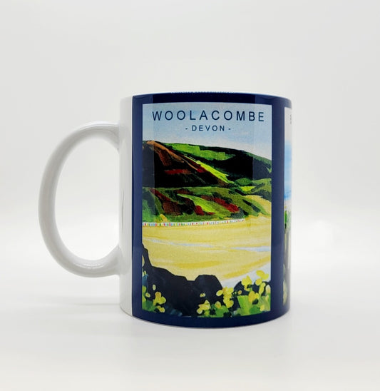 Woolacombe Mortehoe and Barricane Mug