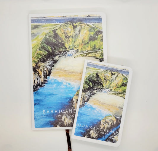 Barricane beach notebooks