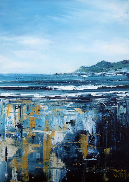 Morte blues. Art print by Jo Allum
