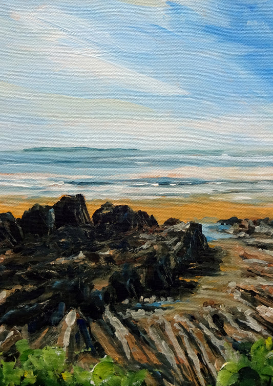 Shellsborough. Art print by Jo Allum