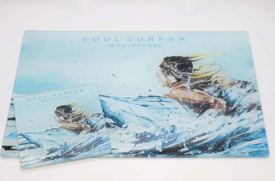 Soul surfer worktop saver, table mats or coasters