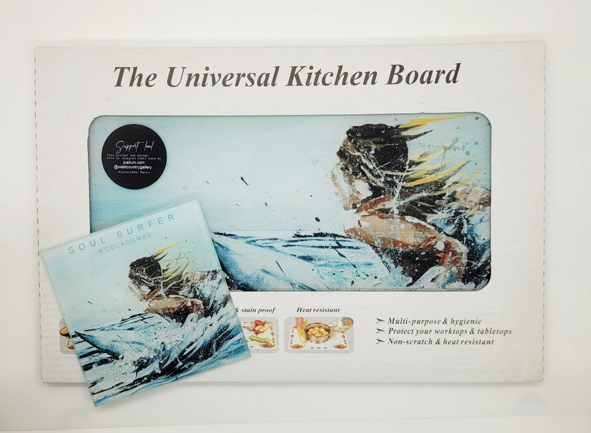 Soul surfer worktop saver, table mats or coasters